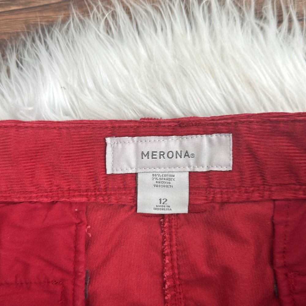 🍂 MERONA | Corduroy Skirt | Rust |Size 12 - Picture 8 of 12